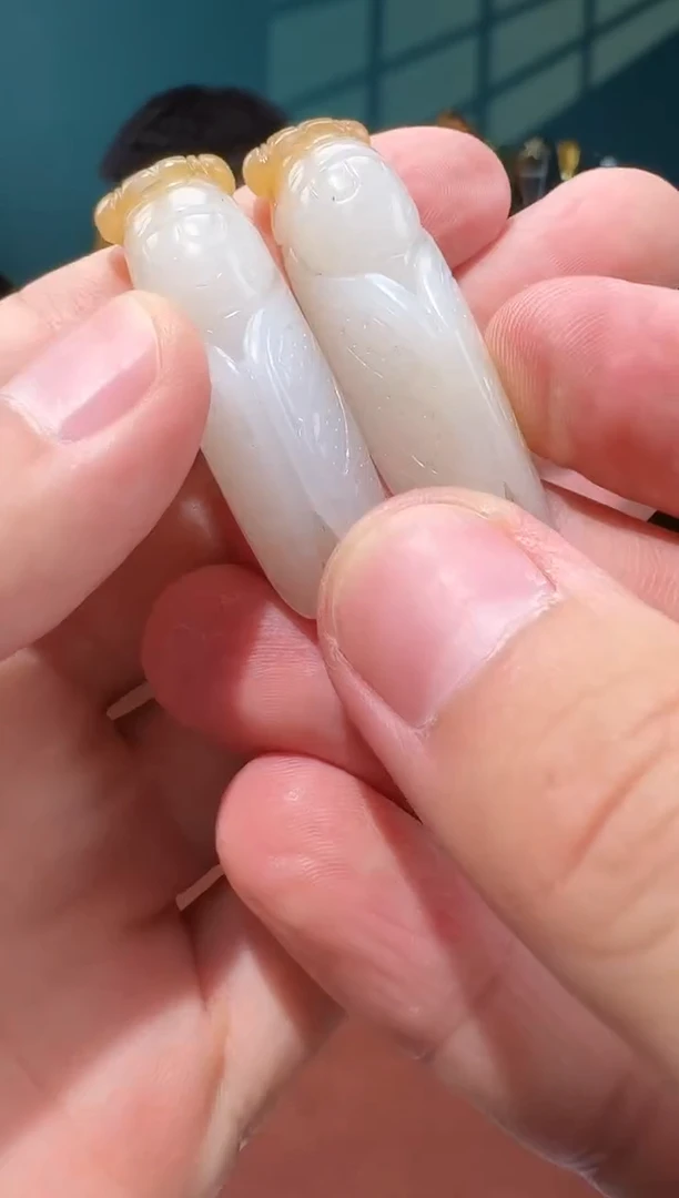 和田玉未镶嵌颈饰27小岳岳8.19多样性拍一发一