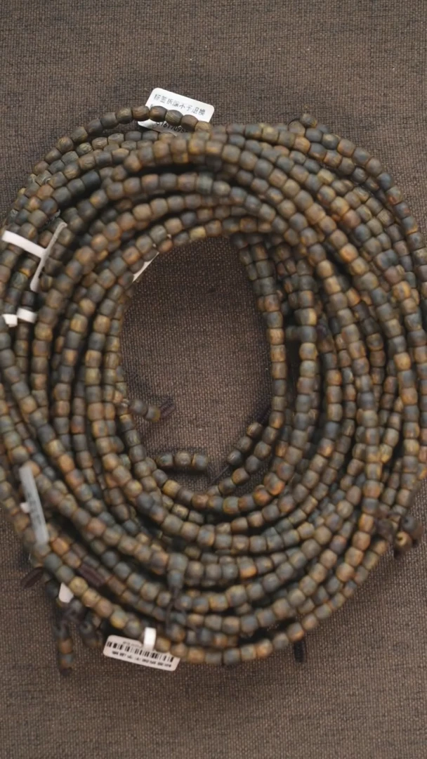 手串沉香原色直丝鼓珠沉水0.55长串16g+多样性发其一