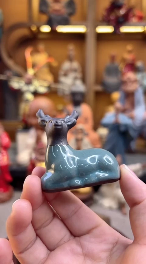 紫砂茶宠器闵茶宠摆件