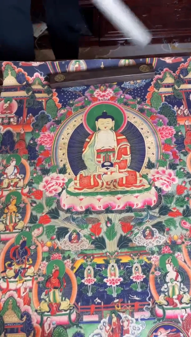 卷轴画手绘唐卡148