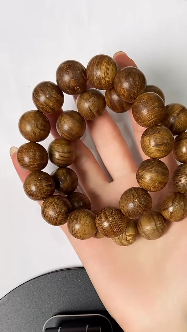 手串沉香ZY39251登流眉沉香单圈手串多样性发一