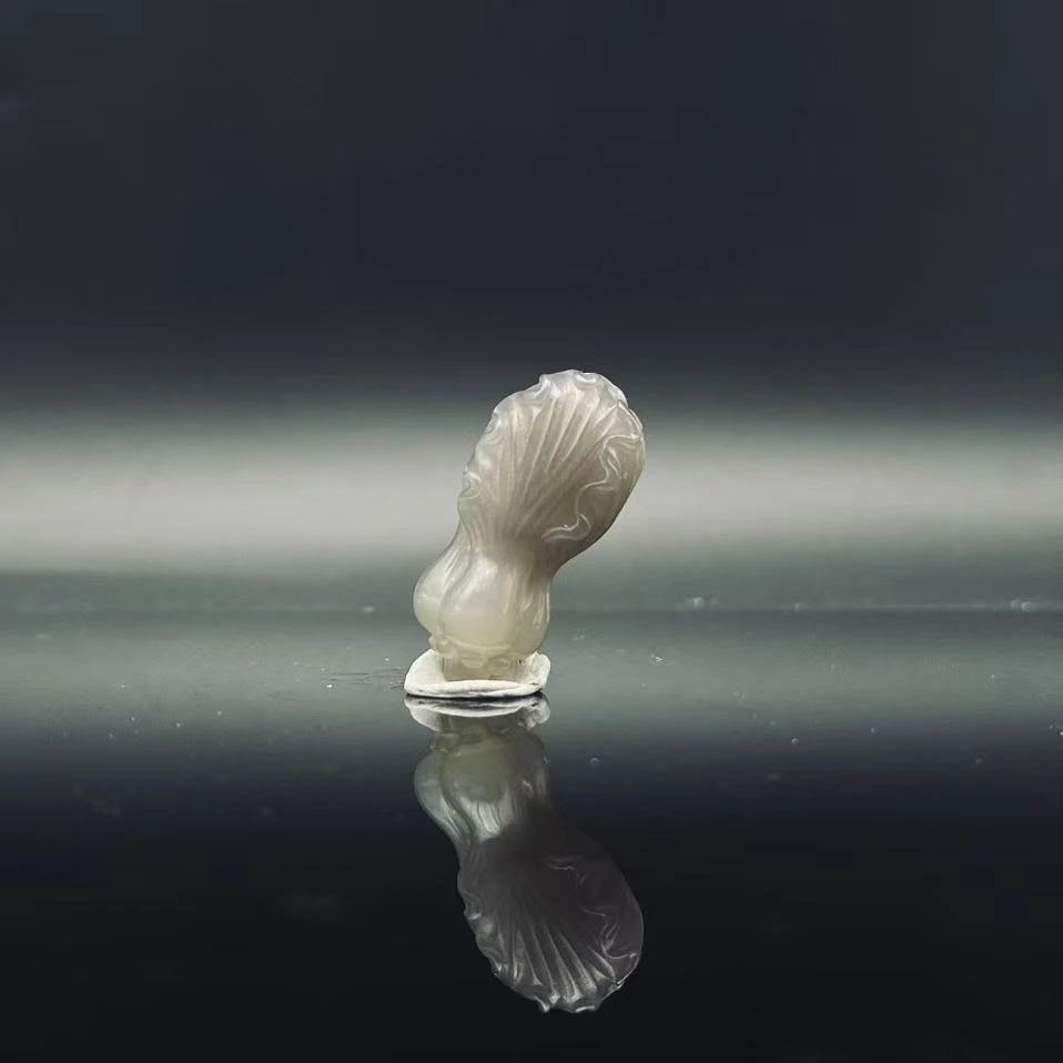 和田玉烟紫百财吊坠 7498