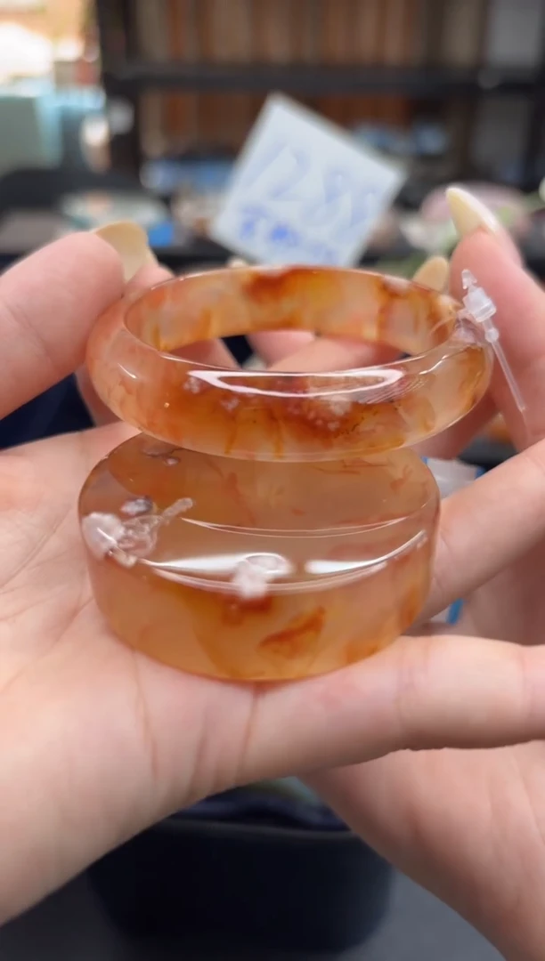 未镶嵌手镯石英质玉C6(53圈赠送镯心)