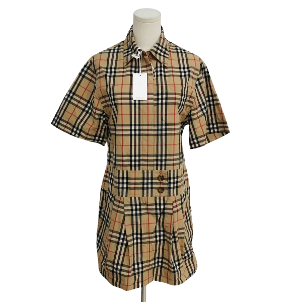 妃鱼/博柏利/棉/连衣裙/95新/z六一七