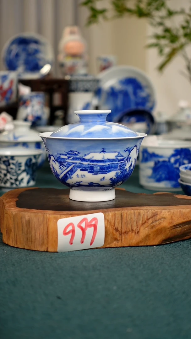 茶杯999全手工手绘茶器