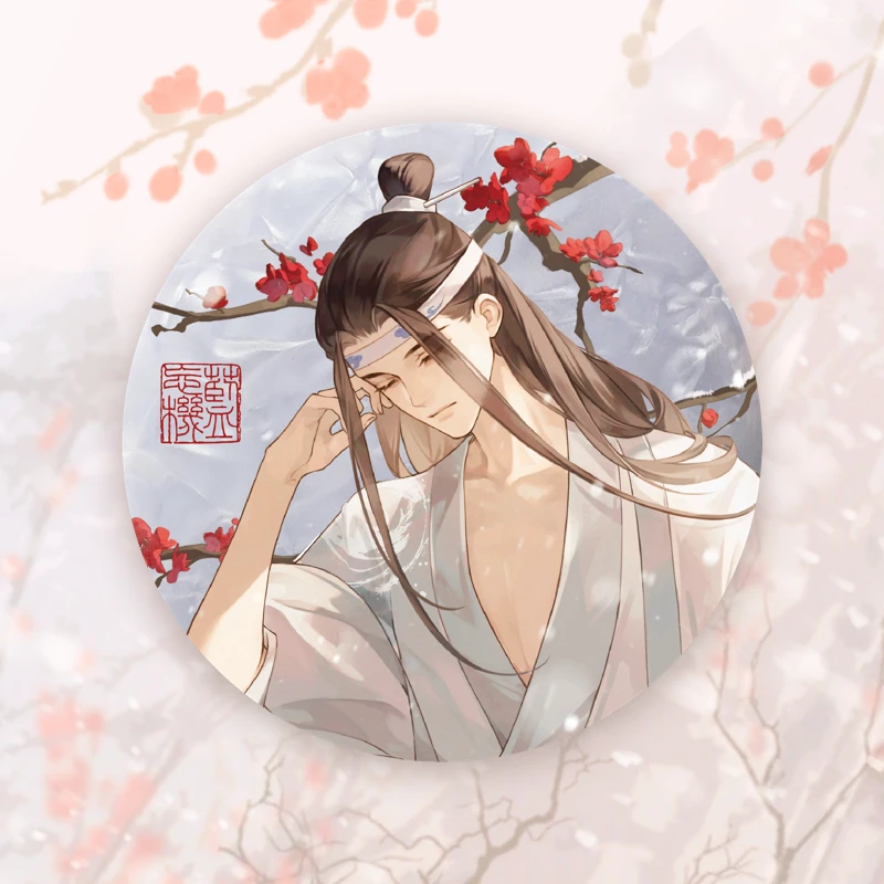 《魔道祖师》官方红梅醉雪系列盲盒徽章镭射拍立透卡整端腾讯草场地