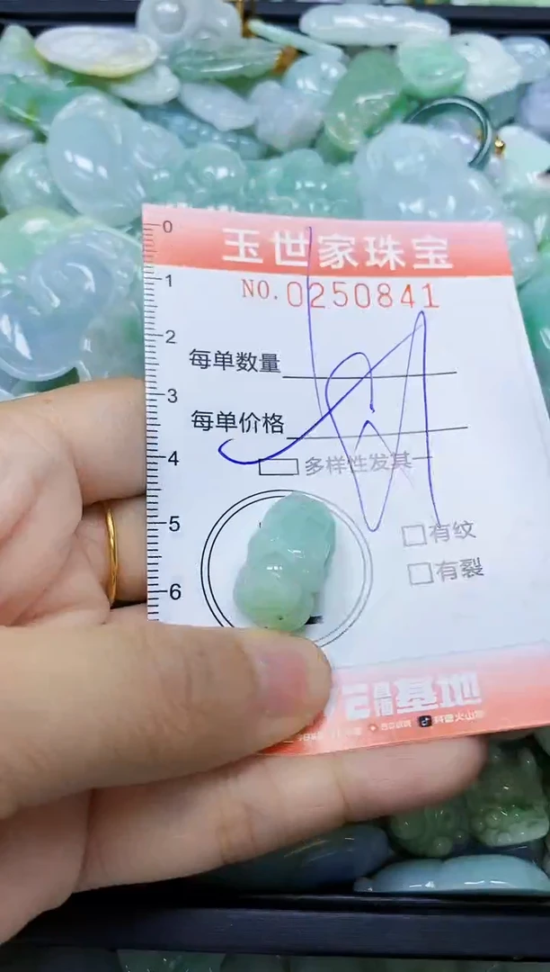 翡翠未镶嵌颈饰闪购0250841多样性发其一