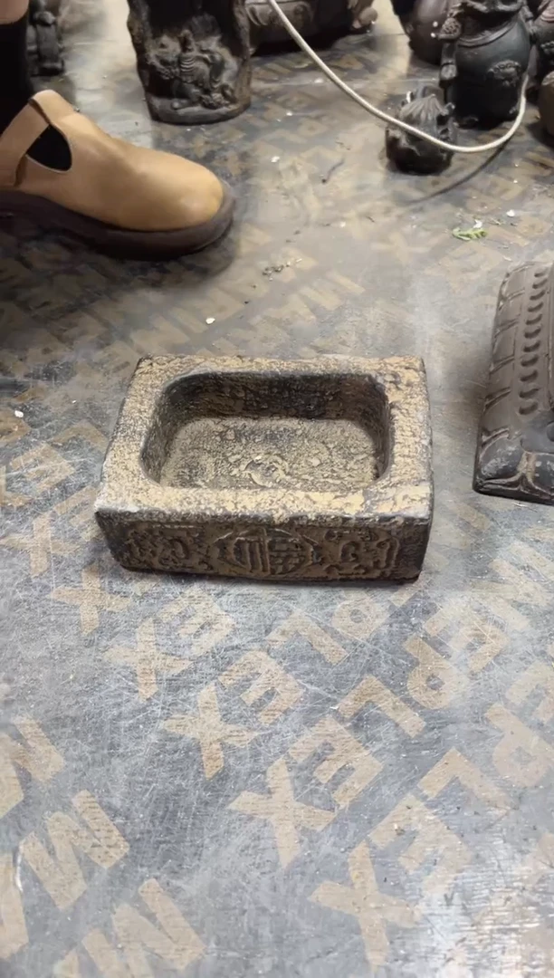 陶土【火山泥】福字汉砖