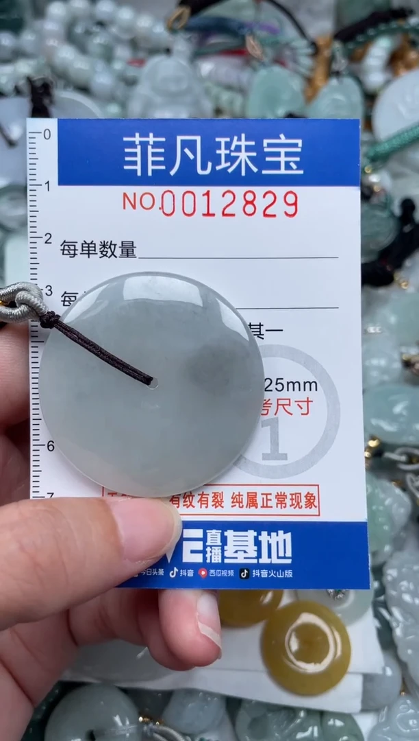 颈饰未镶嵌翡翠12829