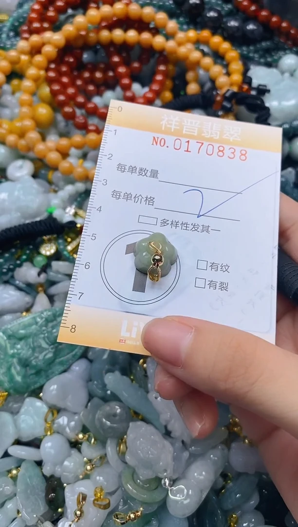 翡翠未镶嵌颈饰闪购0170838多样性发其一