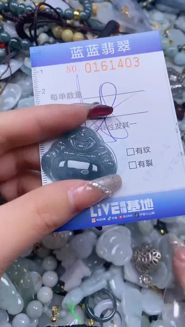 【闪购商品】翡翠颈饰未镶嵌闪购0161403多样性发其一