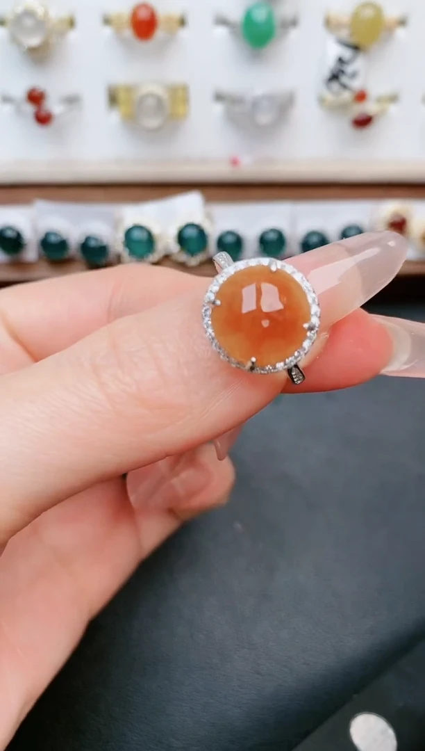 【闪购商品】翡翠戒指银S925镶嵌....