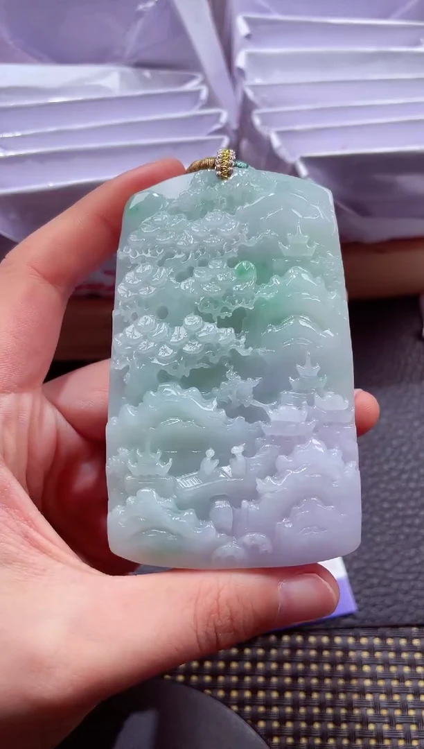 未镶嵌挂件翡翠000111