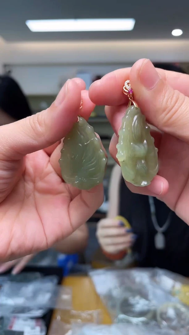 和田玉未镶嵌颈饰（多样性单个发货）