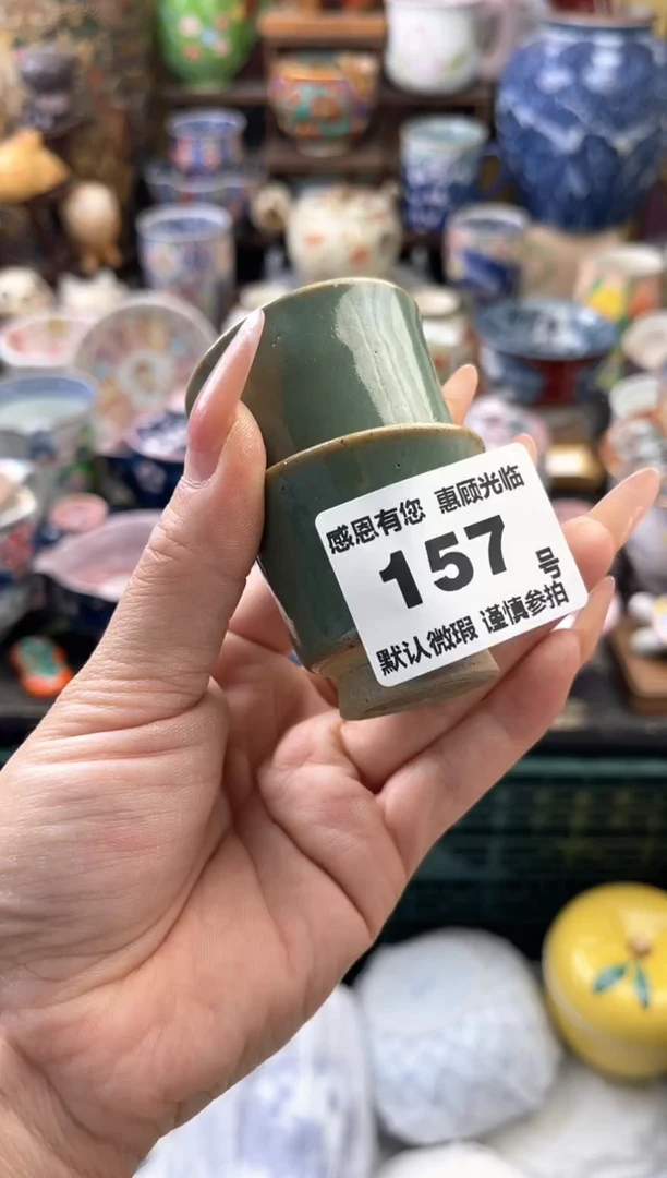 瓷片巴*脸157号六六工艺品瓷器