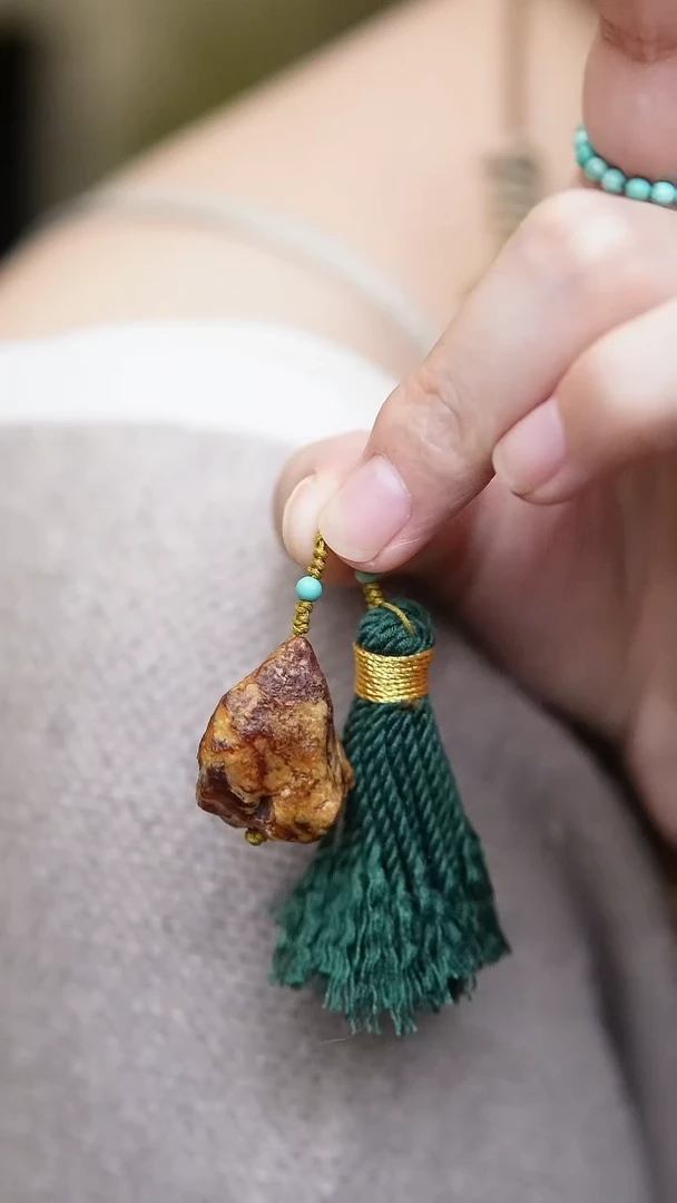 裸石琥珀未镶嵌蜜蜡滴流