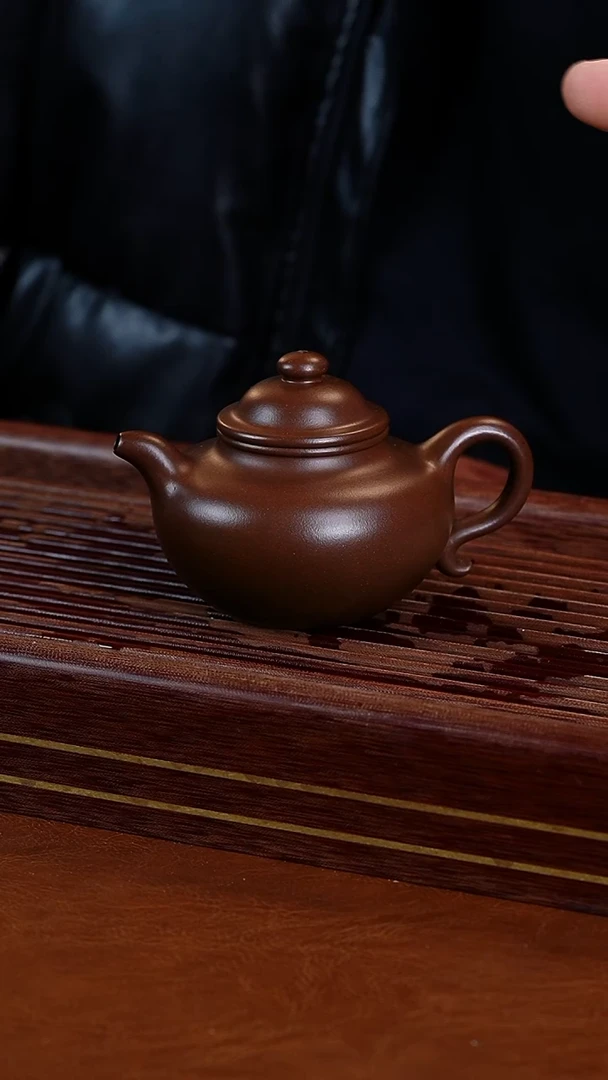 茶杯紫砂冯美婷莲子壶紫泥160cc