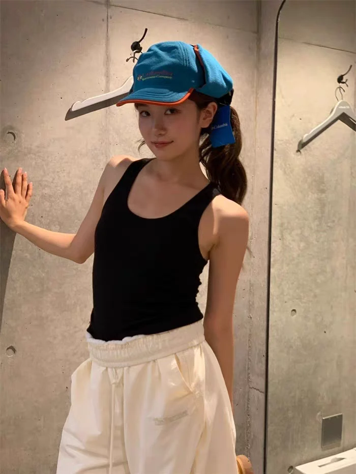 三件装修身简约吊带背心内搭外穿无袖上衣显瘦打底夏季