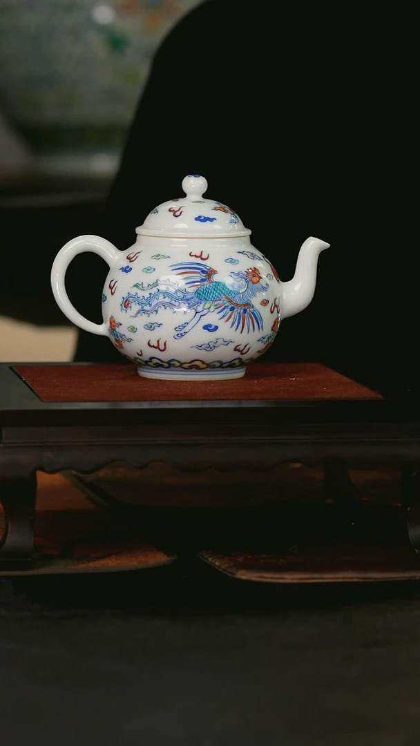 【闪购商品】栗子严选景德镇茶器@@涂杏花