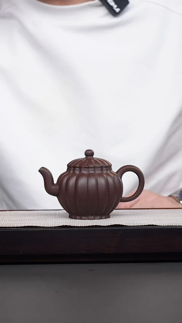 茶壶紫砂紫泥锦囊宫灯