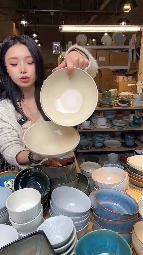瓷23【瑕疵】外贸尾货窑变釉下彩