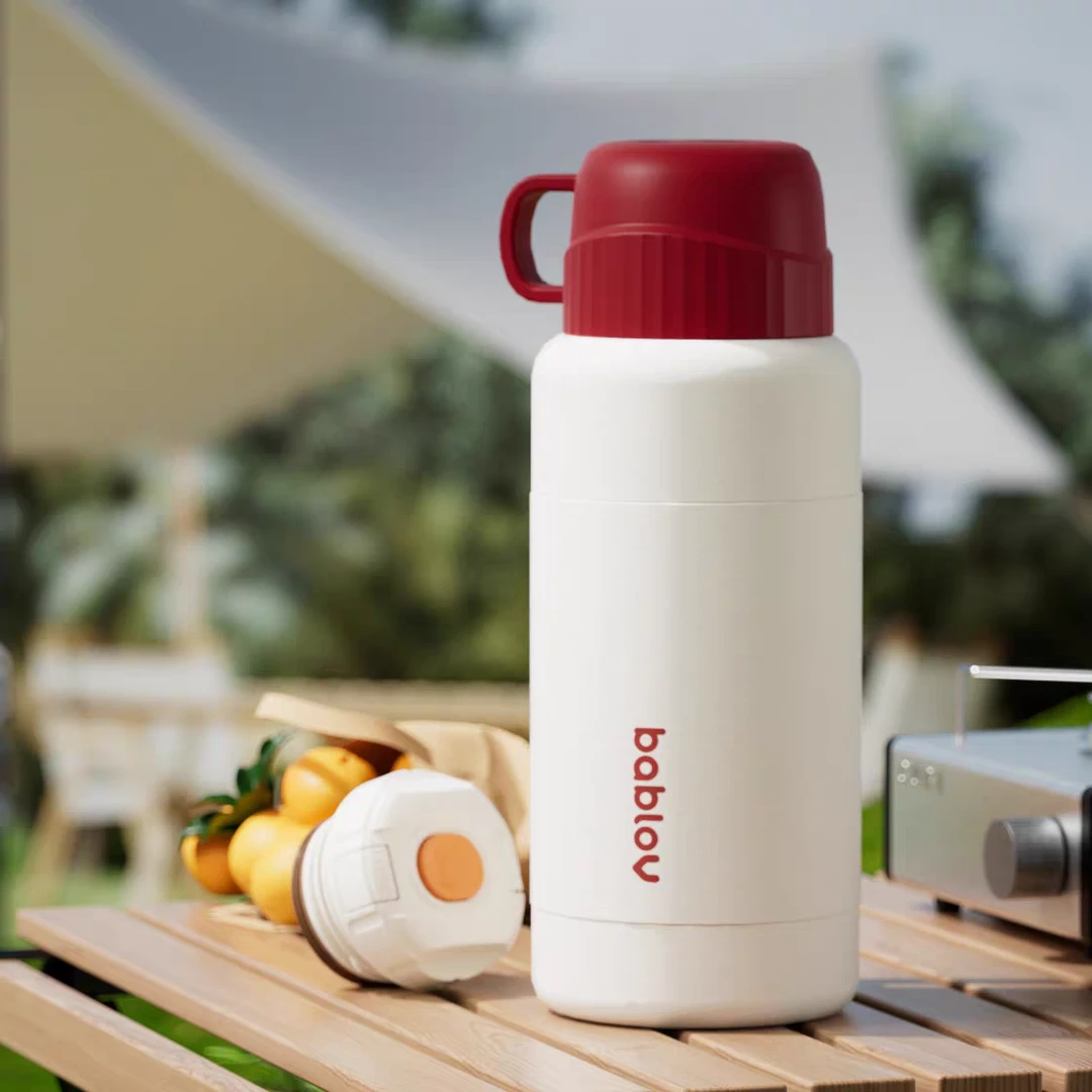 【佳佳】花家高颜值简约闷茶壶保温316便携车载户外学生