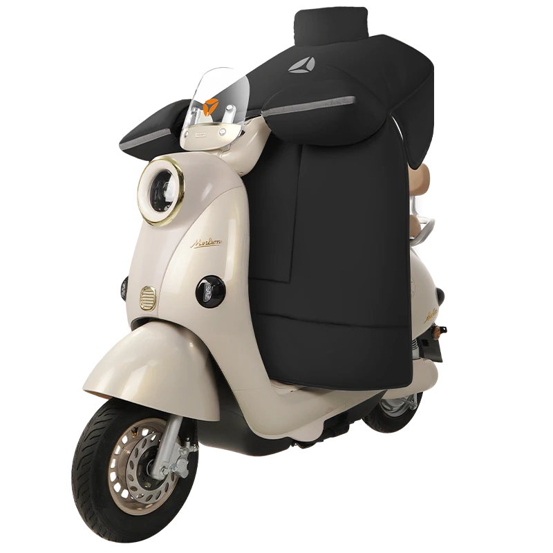 YADEA/雅迪电动车挡风被冬季加绒加厚防水电瓶车防寒罩踏板车通用