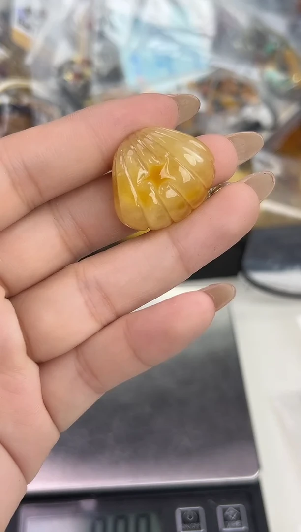 裸石琥珀未镶嵌天然琥珀蜜蜡吊坠