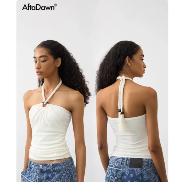 【LOCAT】AFTADAWN  挂脖抹胸上衣  MAT29926