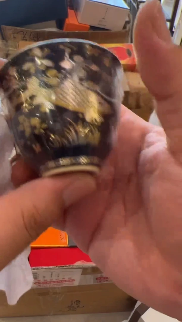 金鱼满堂银杯茶具茶具
