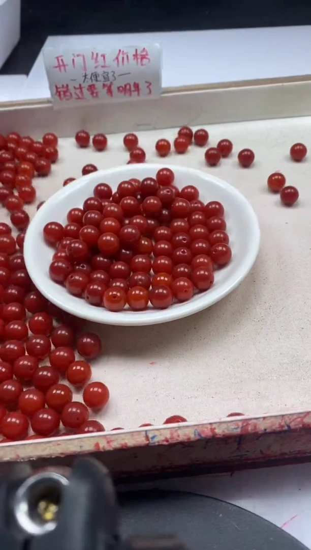 【闪购商品】南红玛瑙颈饰未镶嵌w2186满肉南红10mm*20颗