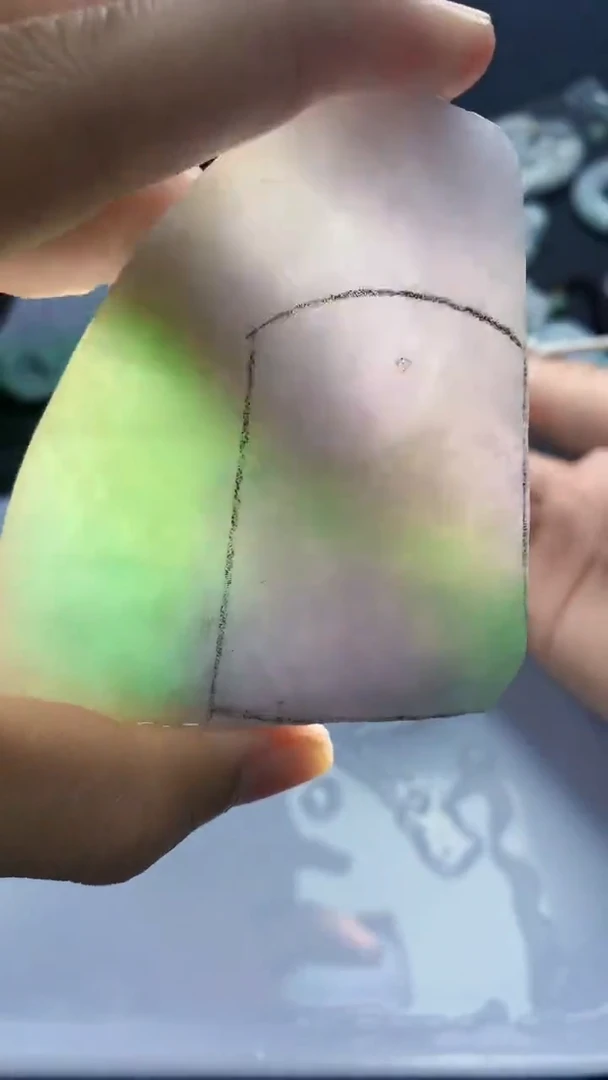 裸石翡翠天然缅甸翡翠A货【海】06