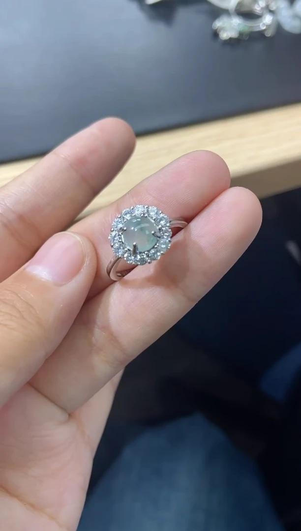 未镶嵌戒指翡翠天然翡翠A货70