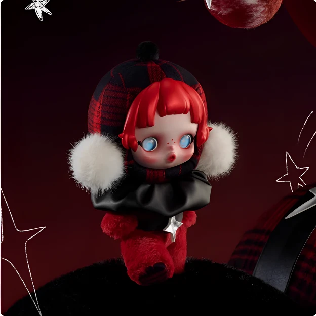 【直出】-SKULLPANDA冬日乐章sp系列搪胶毛绒