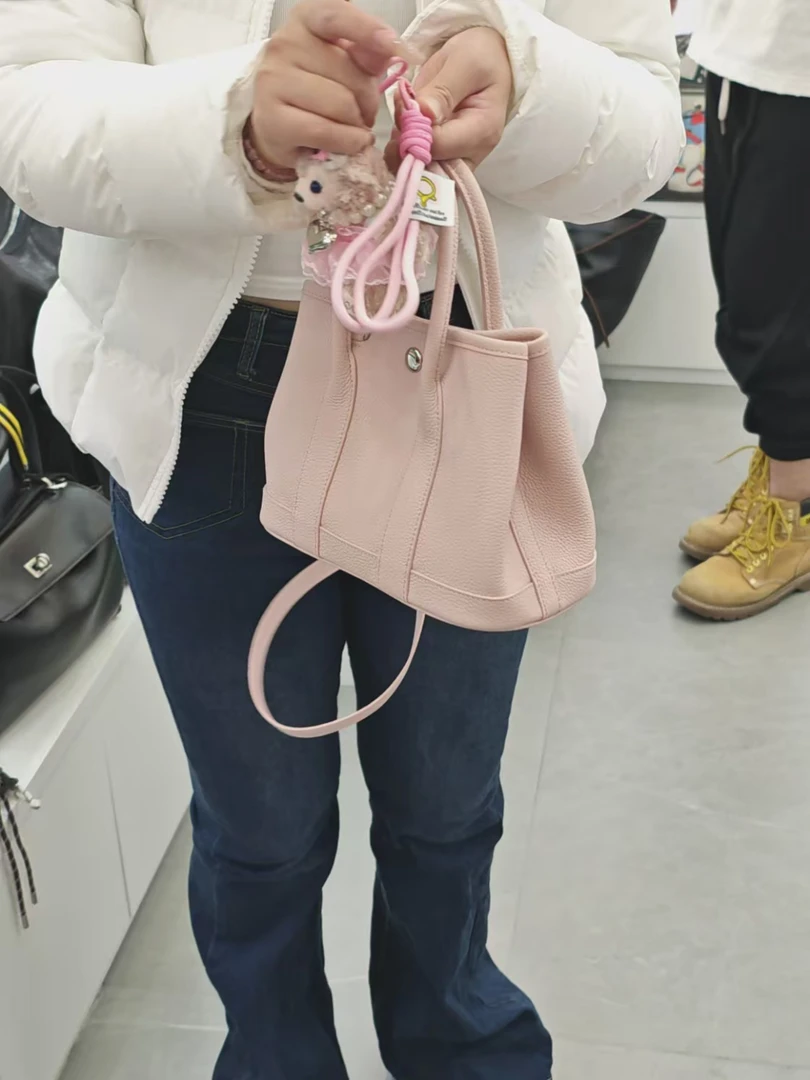 YUSHA/高档23cm3Q粉togo阿花包银扣-YS004