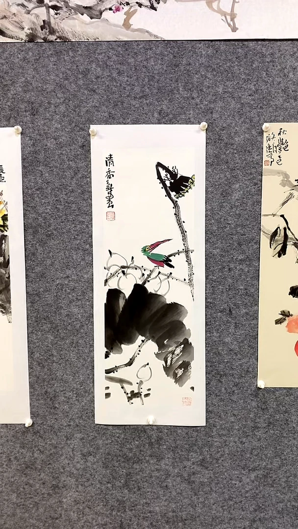 国画缪新农国画作品