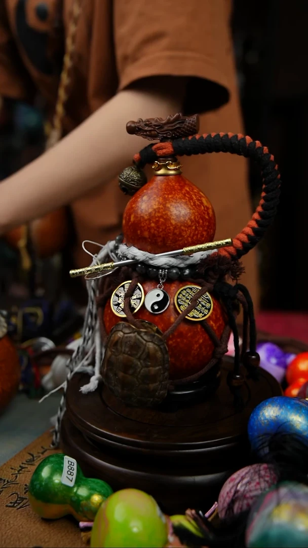 140号500ml左右非遗大漆酒葫芦