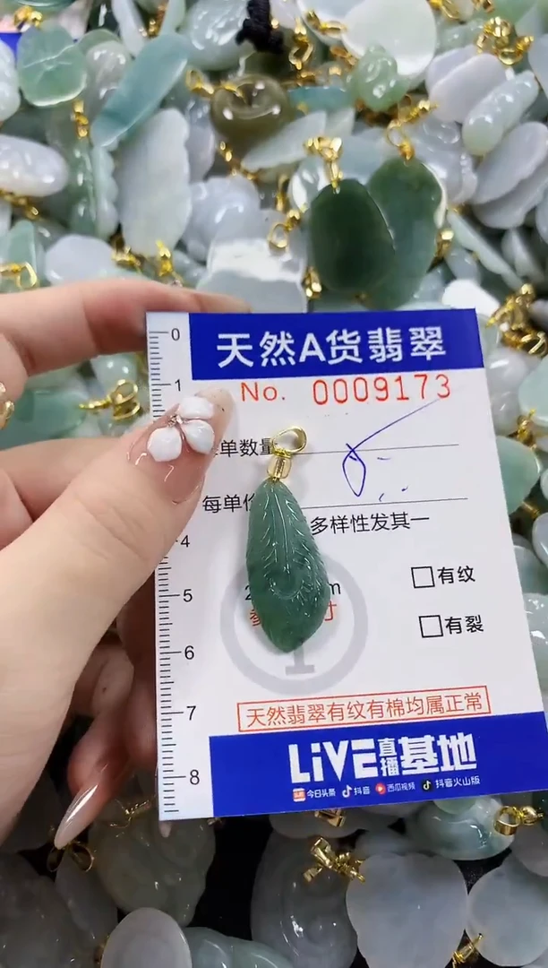 颈饰未镶嵌翡翠天然A货翡翠