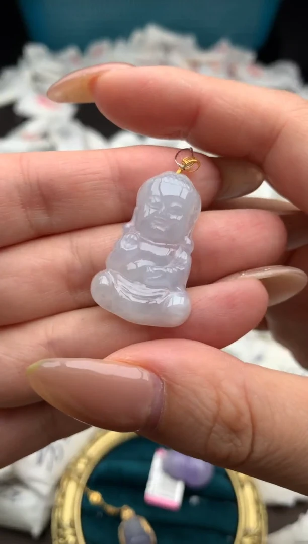 【闪购商品】翡翠颈饰18K金镶嵌一