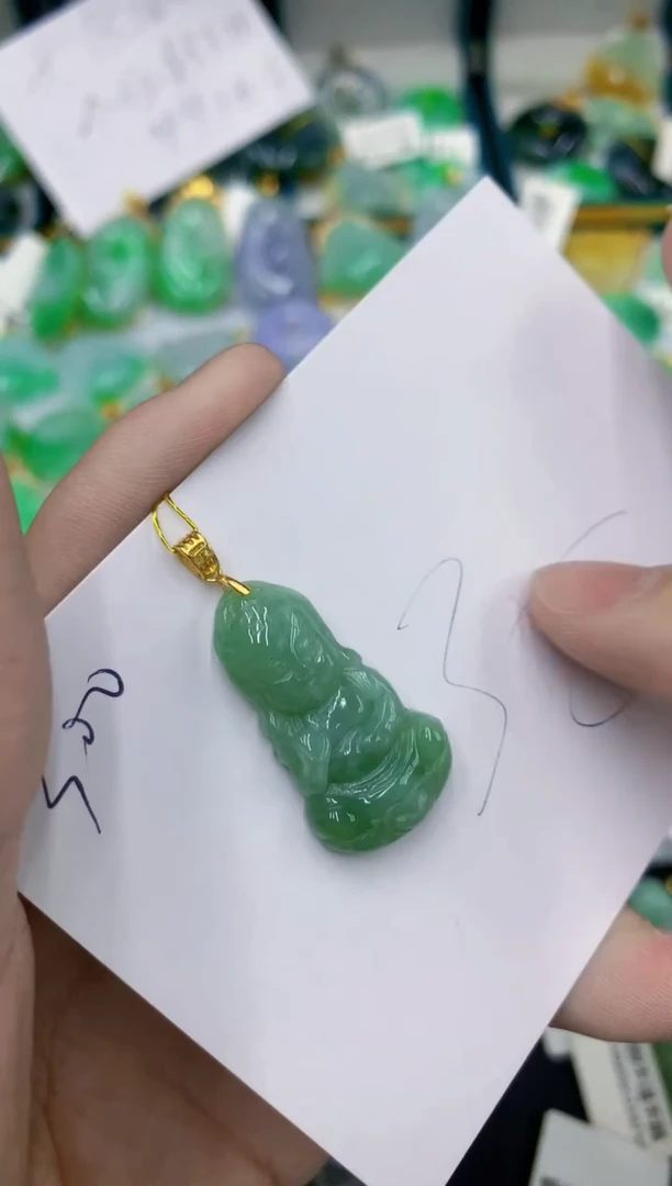 翡翠未镶嵌颈饰11111