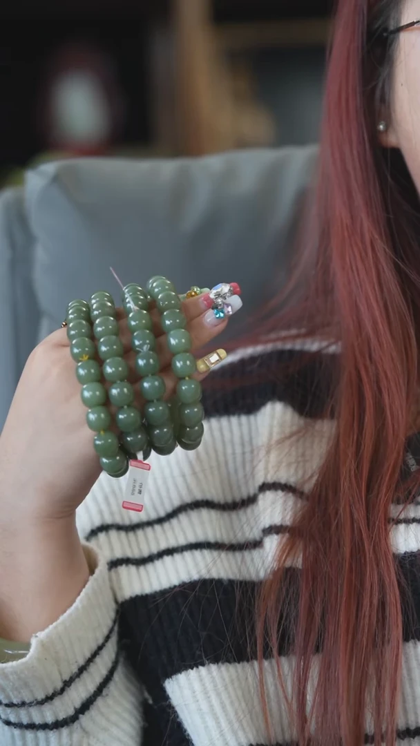 未镶嵌手串和田玉手串  多样性发其一 卡13