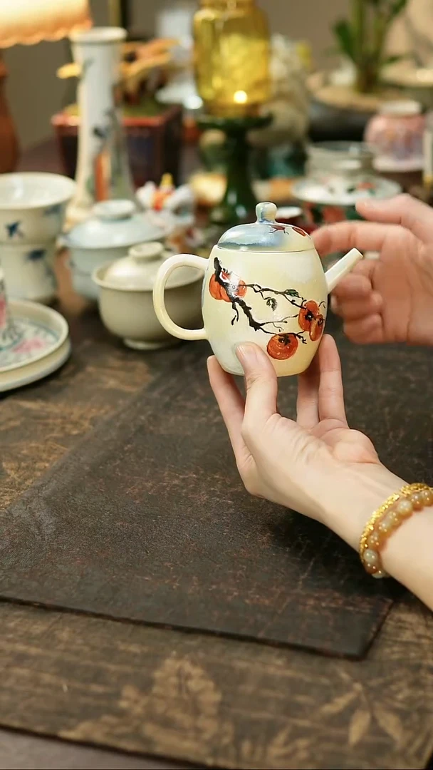 景德镇陶瓷杯碗柴烧多人