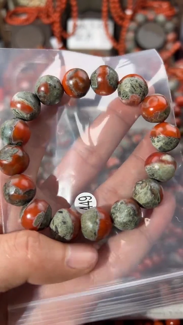 南红玛瑙手串未镶嵌1