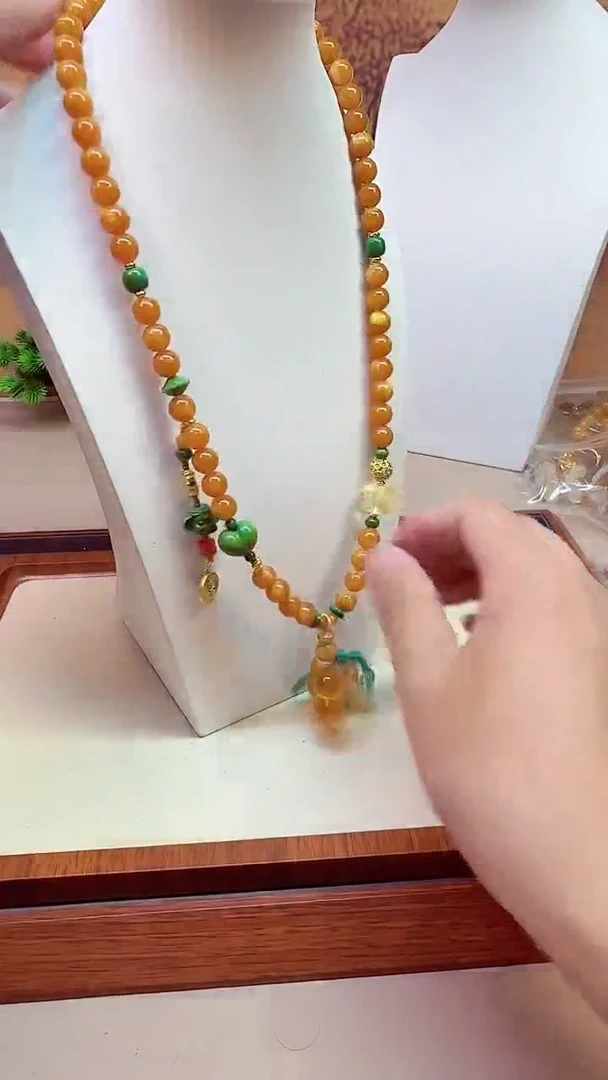 手链蜜蜡14K金镶嵌S238