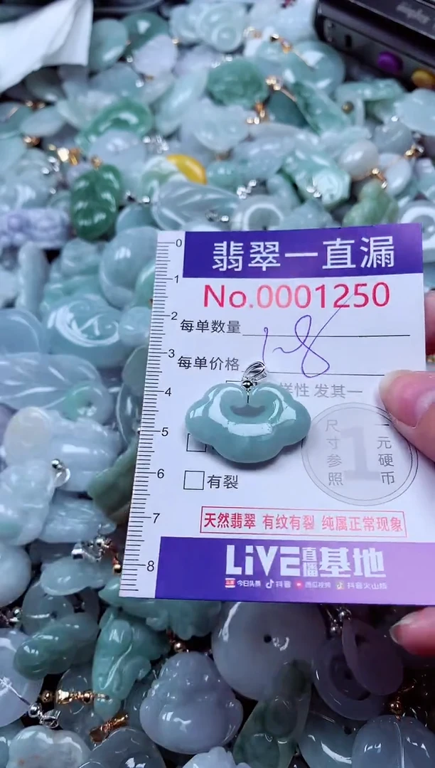 吊坠(不含链)未镶嵌翡翠1250