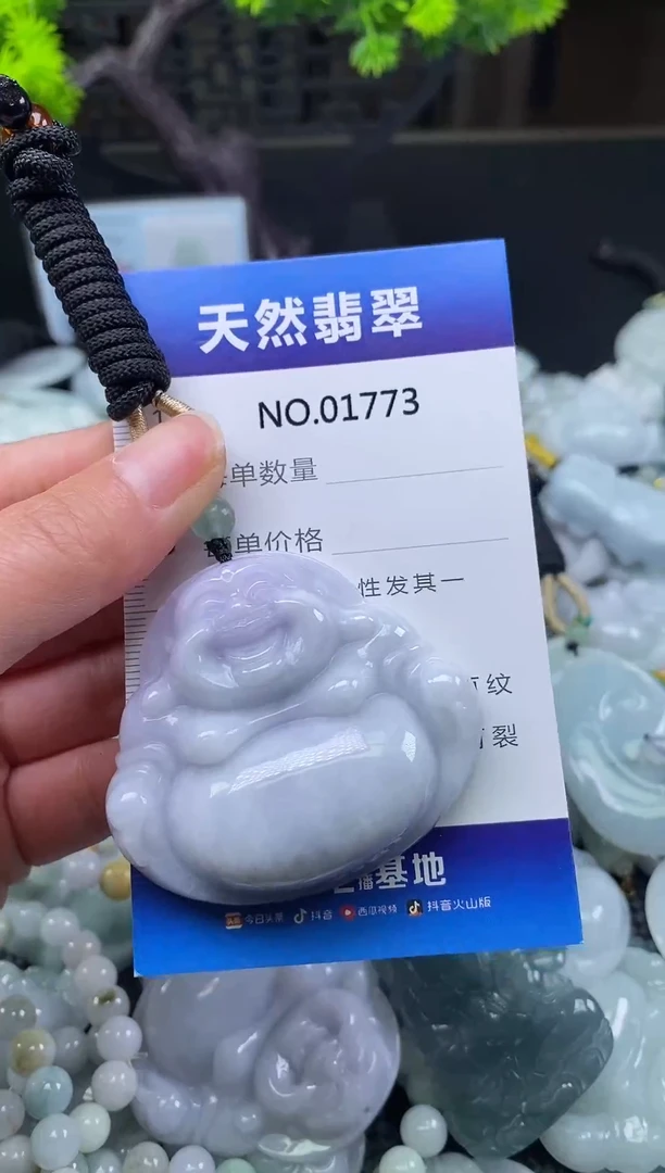 颈饰未镶嵌翡翠天然缅甸翡翠1773