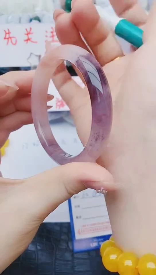 未镶嵌手镯石英质玉w265+60-61