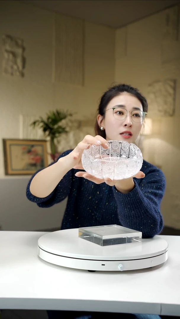 手工艺品琉璃净色设计款烟缸