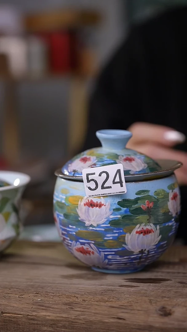 【闪购商品】瓷片油画风·彩绘·设计师石一款