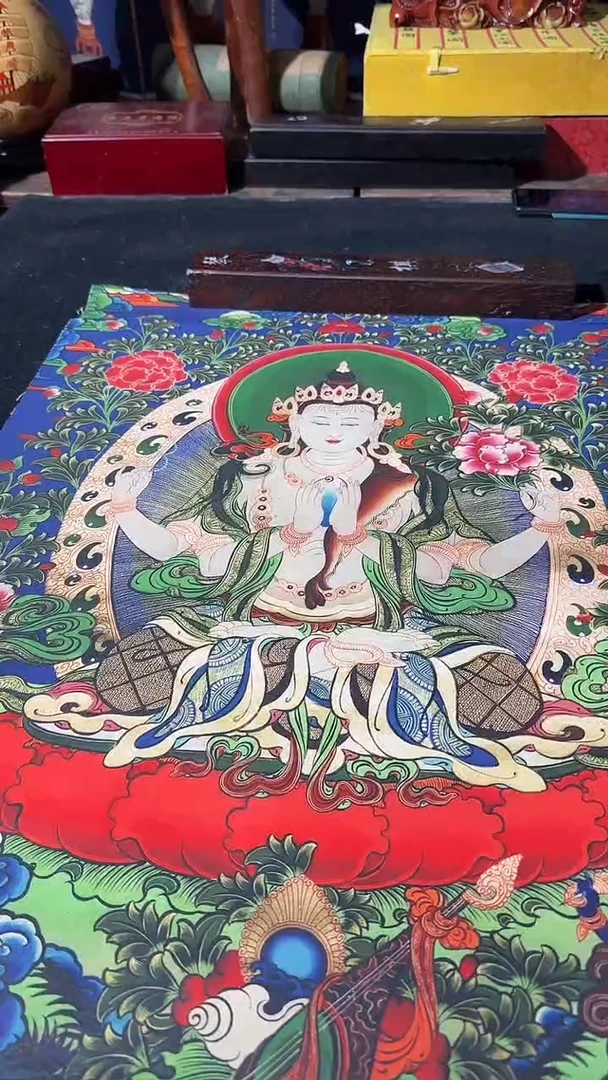 卷轴画藏式珍藏彩绘艺术馆54